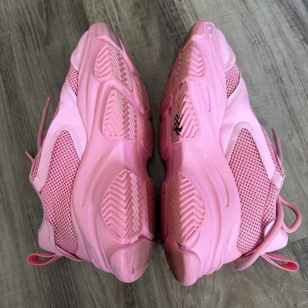 Steve Madden Possession Chunky Sneakers PINK Neon Women's 7M Athletic Shoes Y2K - Picture 5 of 9